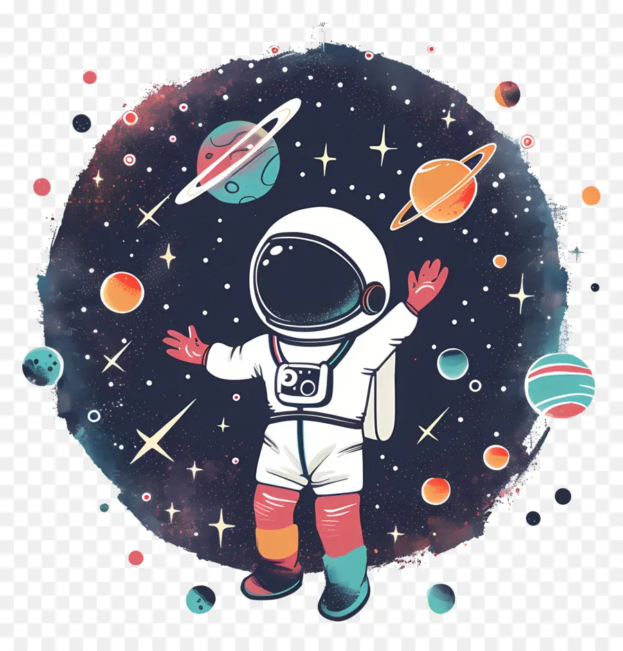 Espaço，Astronauta PNG