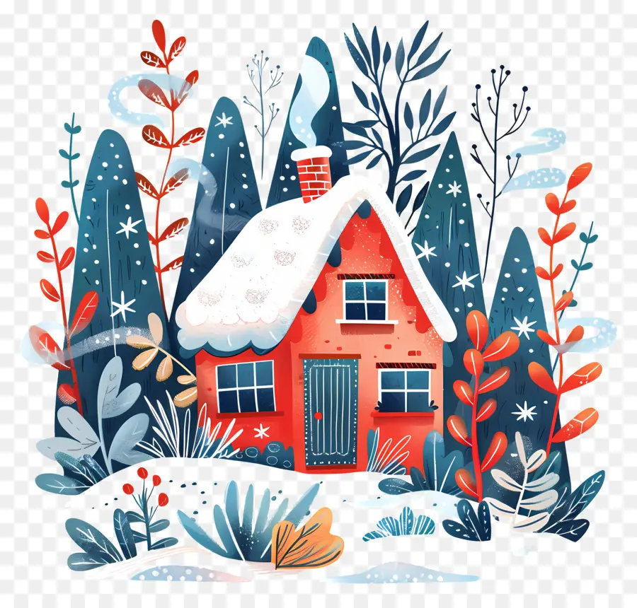 Casa De Inverno De Natal，Inverno Cabine PNG