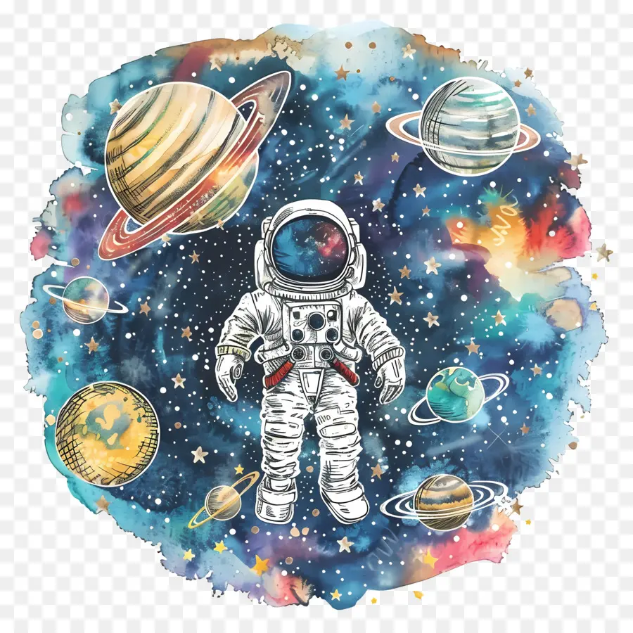 Espaço，Astronauta PNG