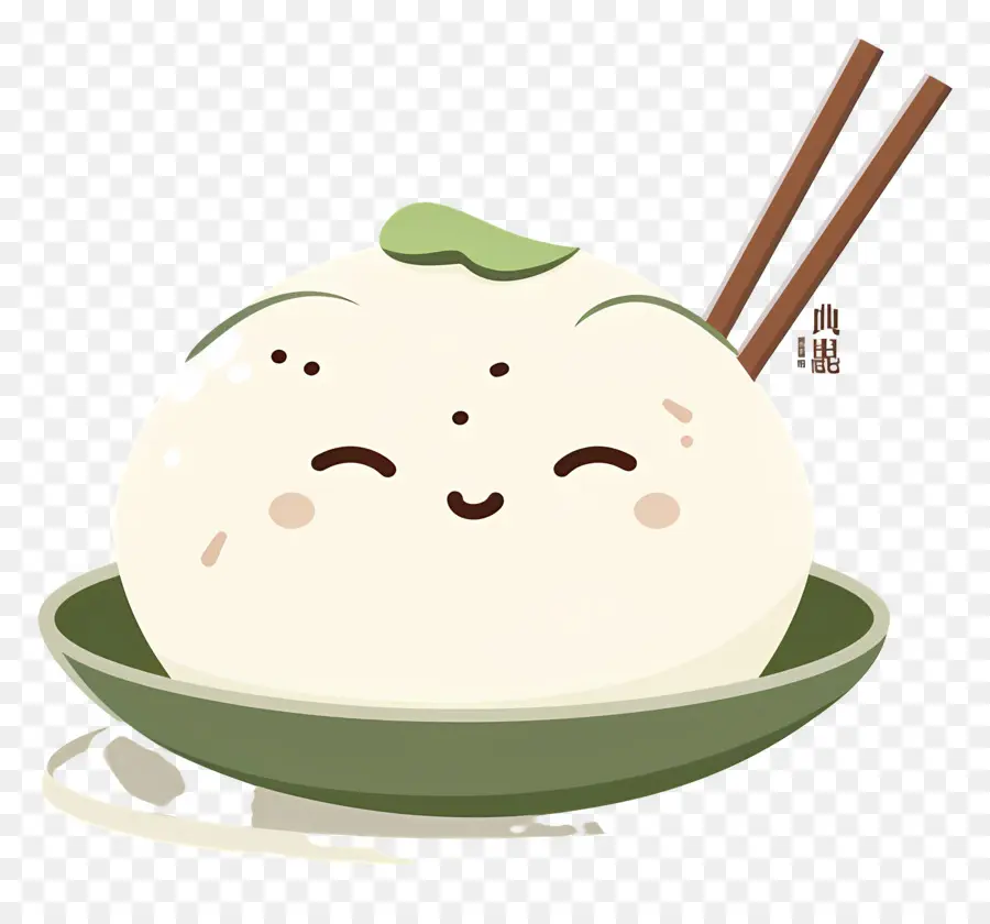 Baozi，Rolo De Ovo De Desenho Animado PNG