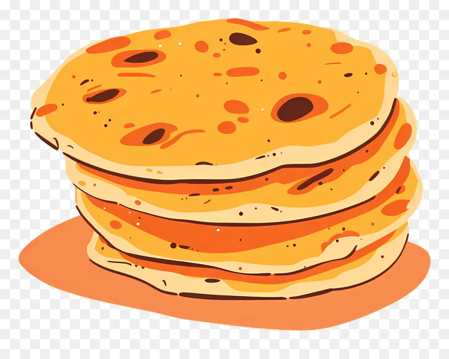 Pão Naan，Panquecas PNG