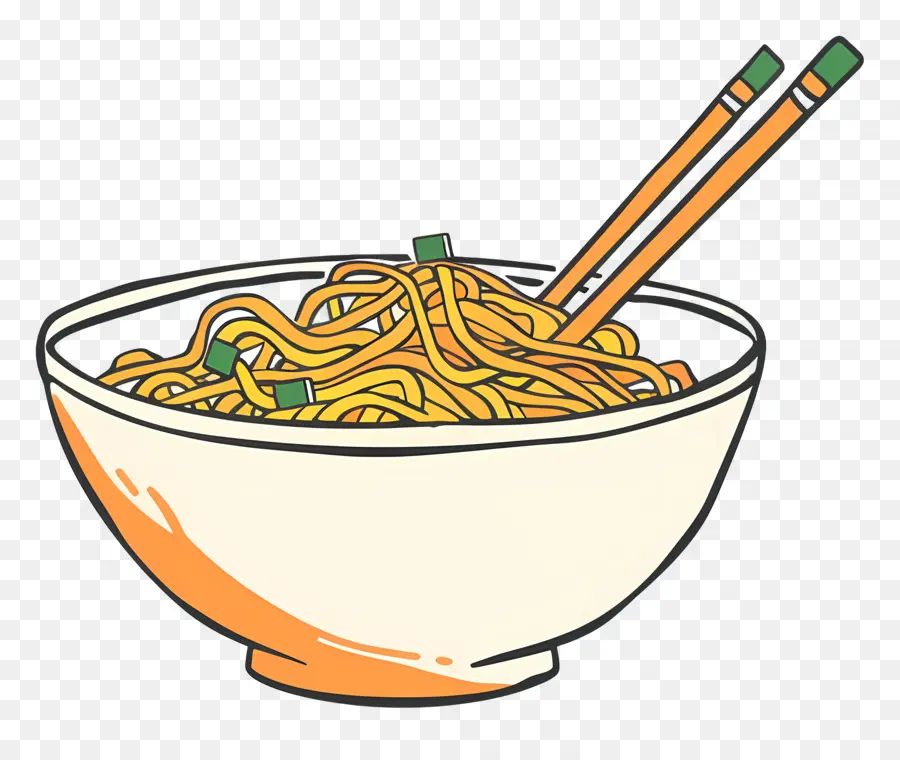 Chow Mein，Macarrões PNG