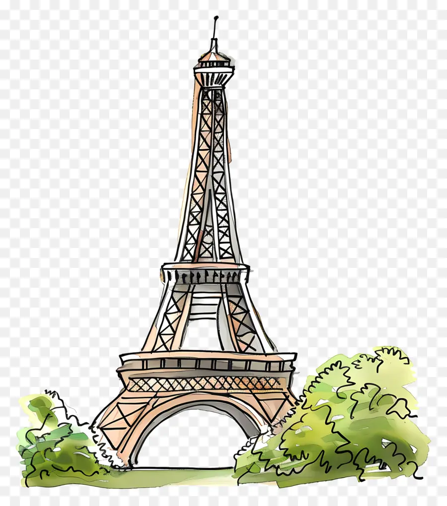 Torre Eiffel，Paris PNG