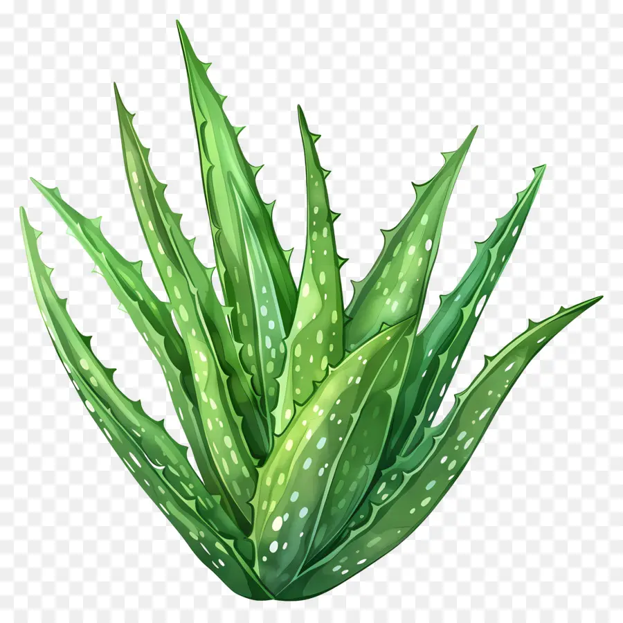 Aloe Vera，Pintura PNG