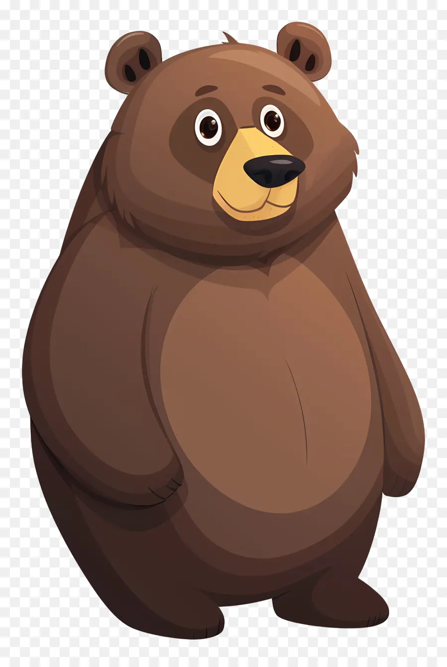 Desenho Animado Do Urso，Urso Marrom PNG