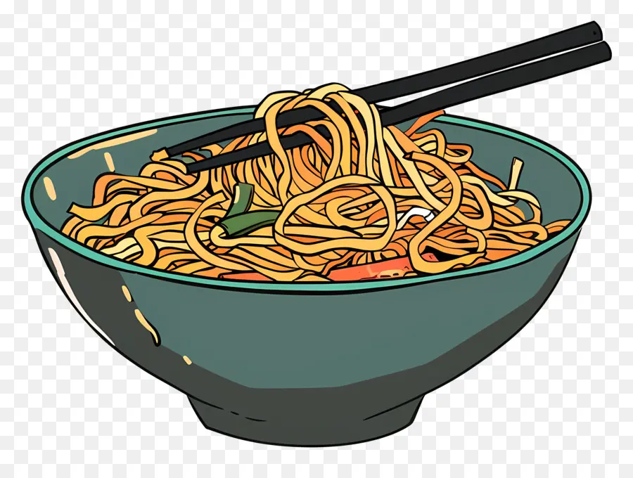 Chow Mein，Macarrões PNG