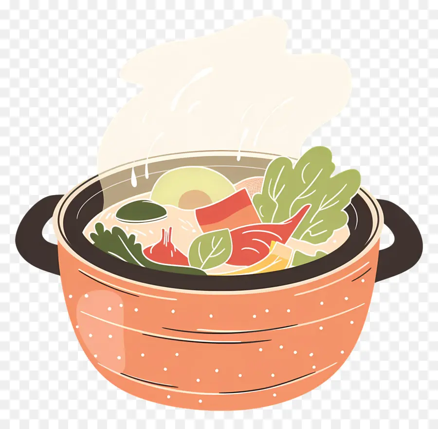 Hot Pot，Alimentos Cozidos PNG