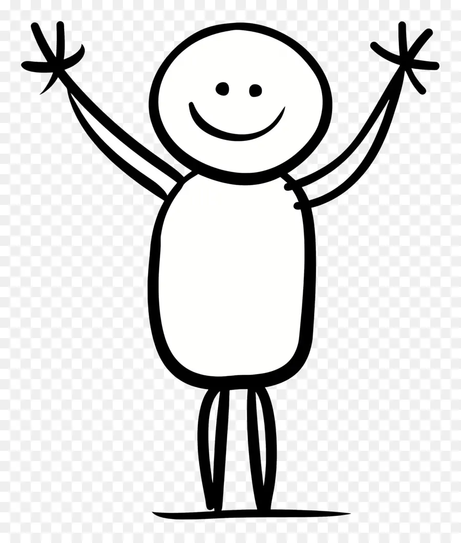 Figura Happy Stick，Stick Figure PNG