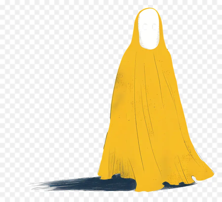 Ghost，Manto Amarelo PNG