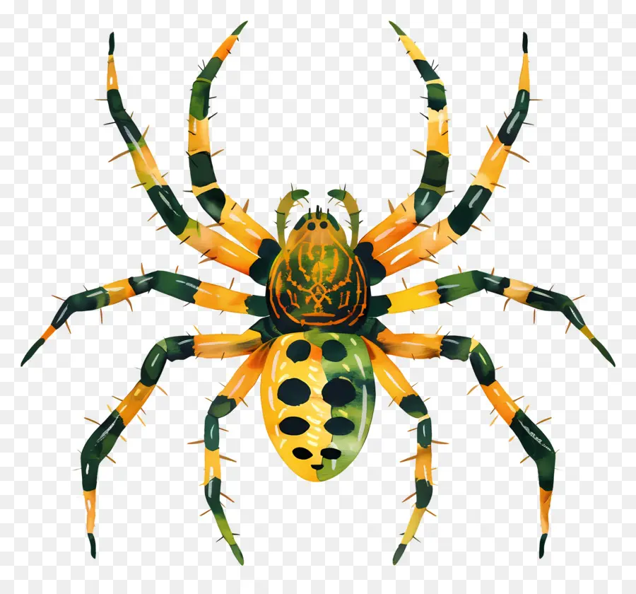 Aranha，Verde PNG