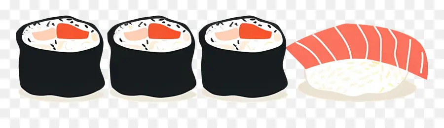 Sushi，Salmão PNG