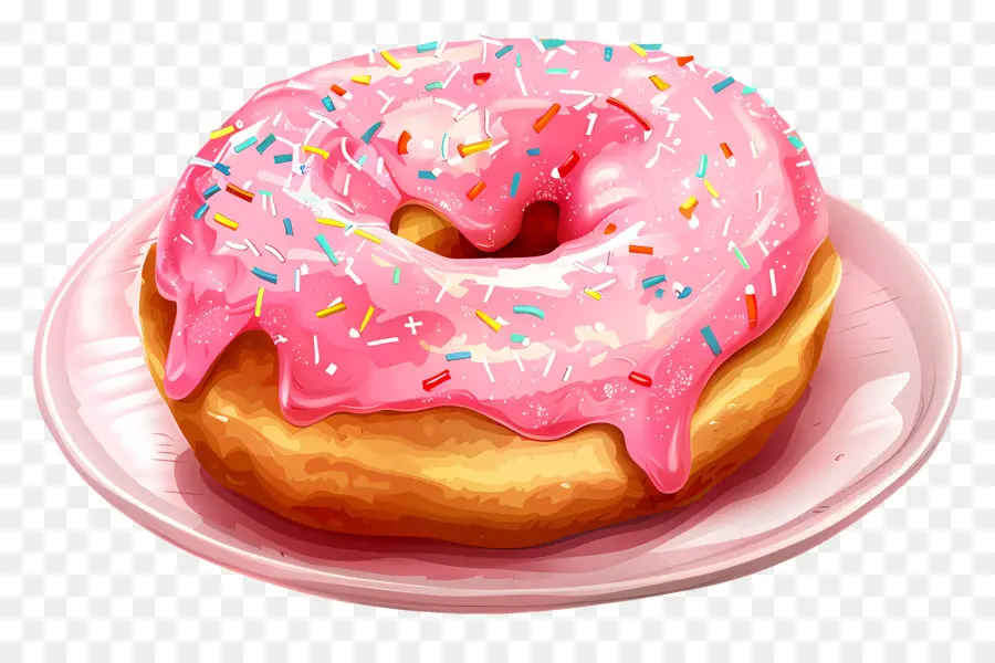 Donut，Donut Rosa PNG