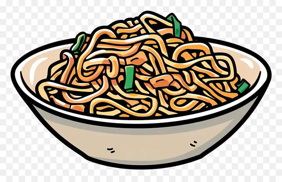 Chow Mein，Macarrões PNG