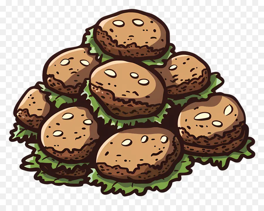 Falafel，Hamburger PNG