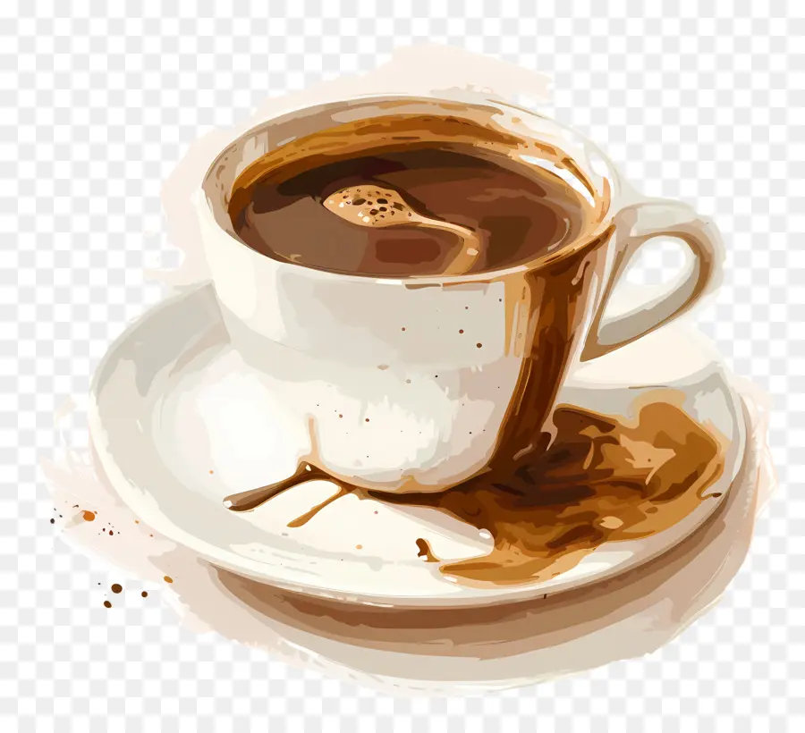 Café，Café Derramado PNG