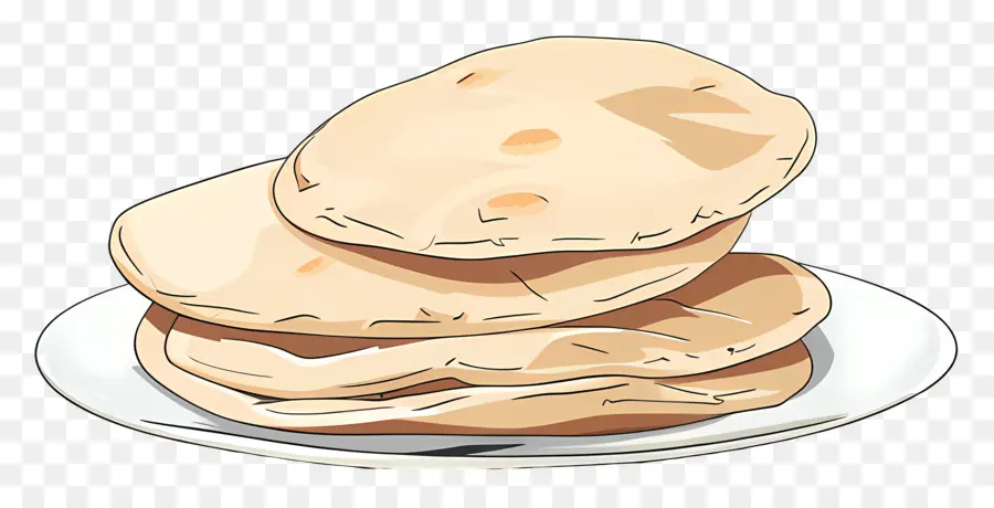 Pita Bread，Panquecas PNG