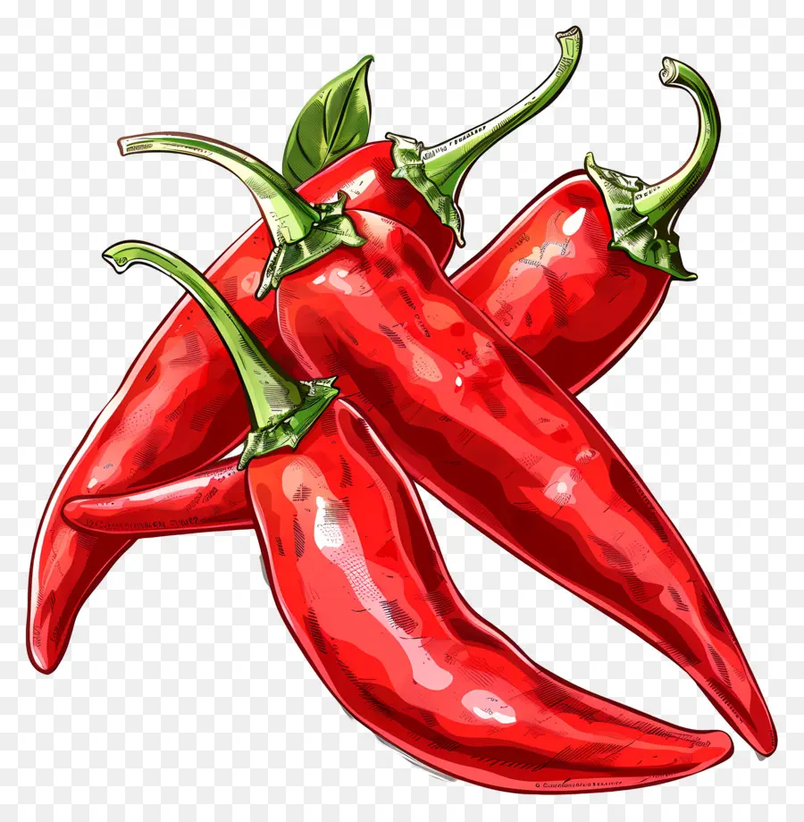 Chili，Peppers De Pimenta Vermelha PNG