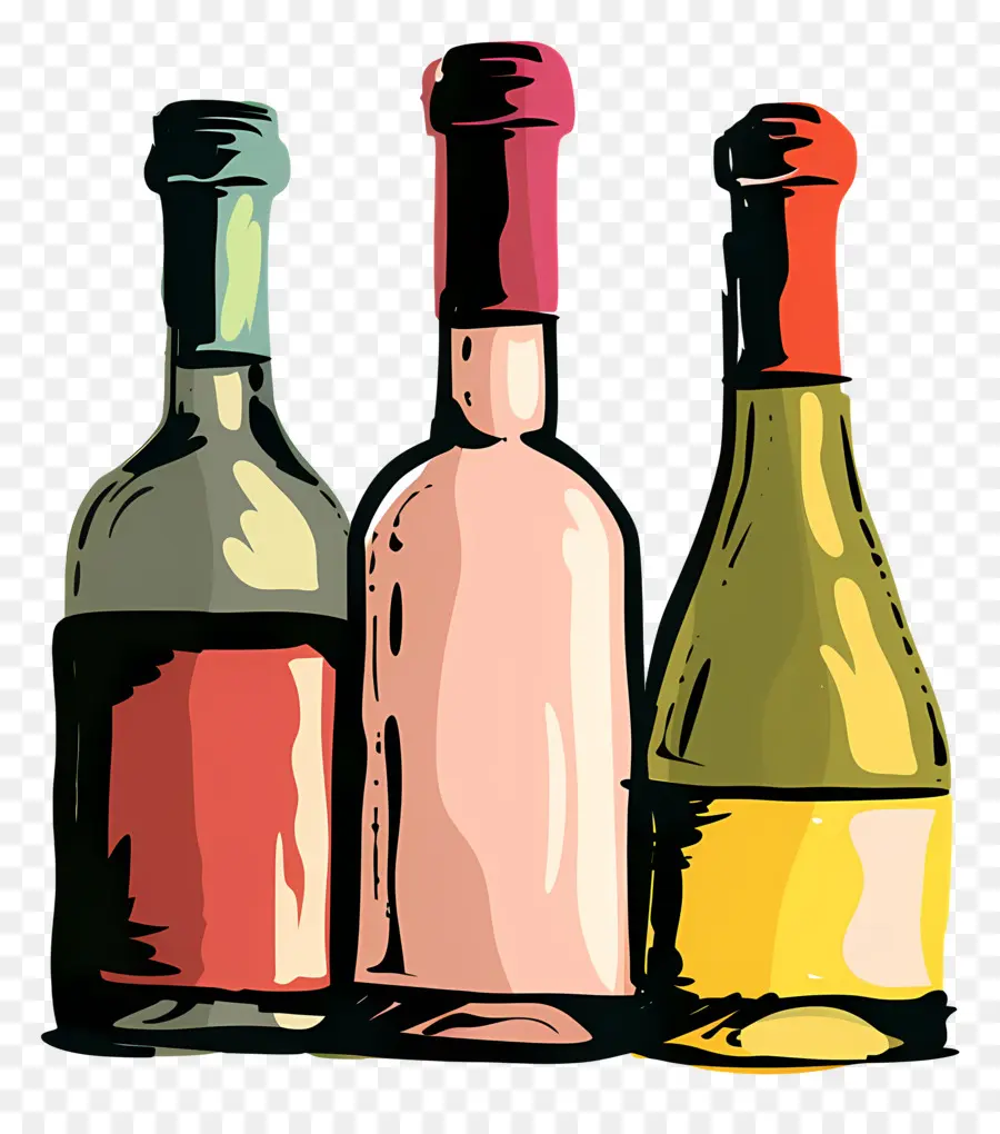 Garrafa De Vinho，Garrafas De Vinho PNG