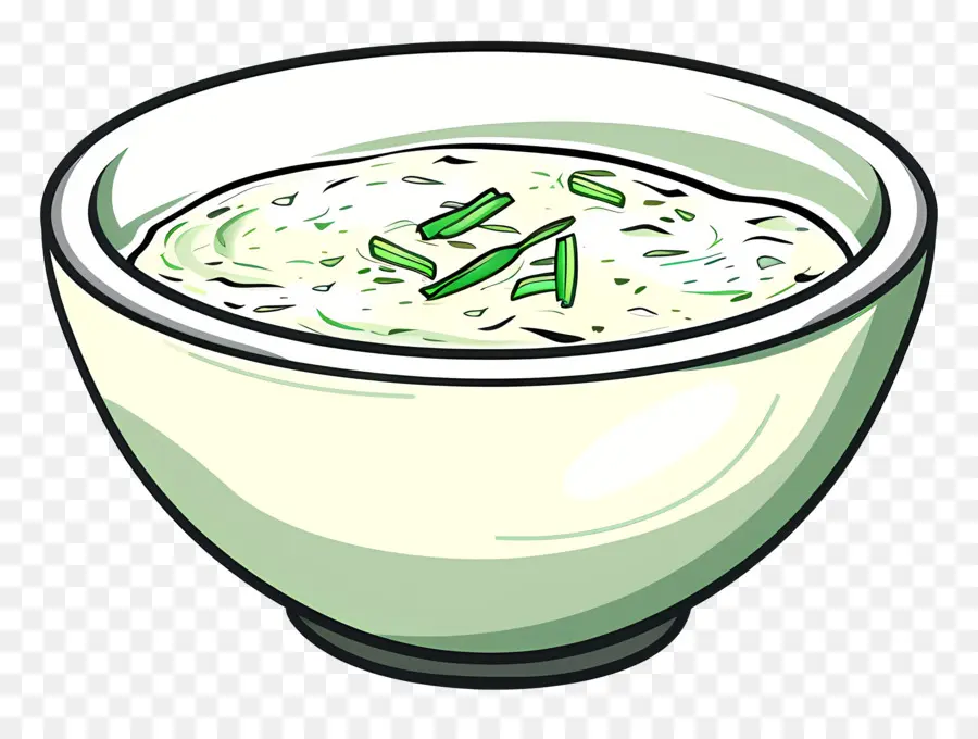 Raita Verde，Creme De Sopa De PNG