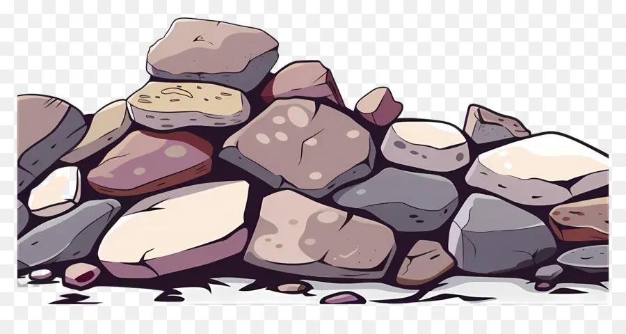 Borda De Pedra，Rock Pilha PNG