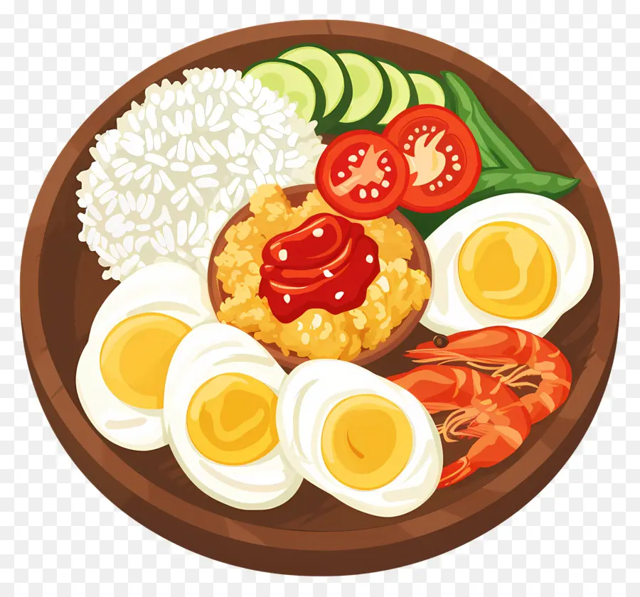 Nasi Lemak，Ovo PNG