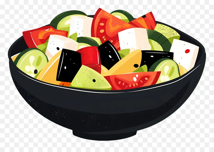 Salada Grega，Salada PNG