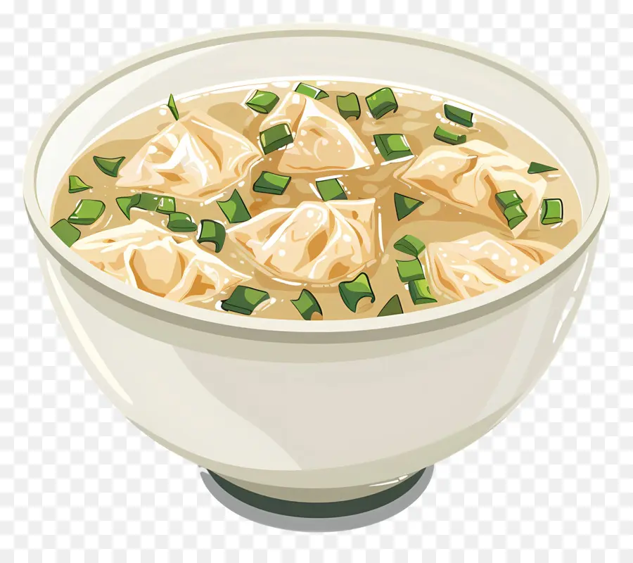 Wonton Sopa，Sopa De Macarrão PNG