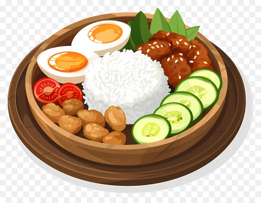 Nasi Lemak，Refeição PNG