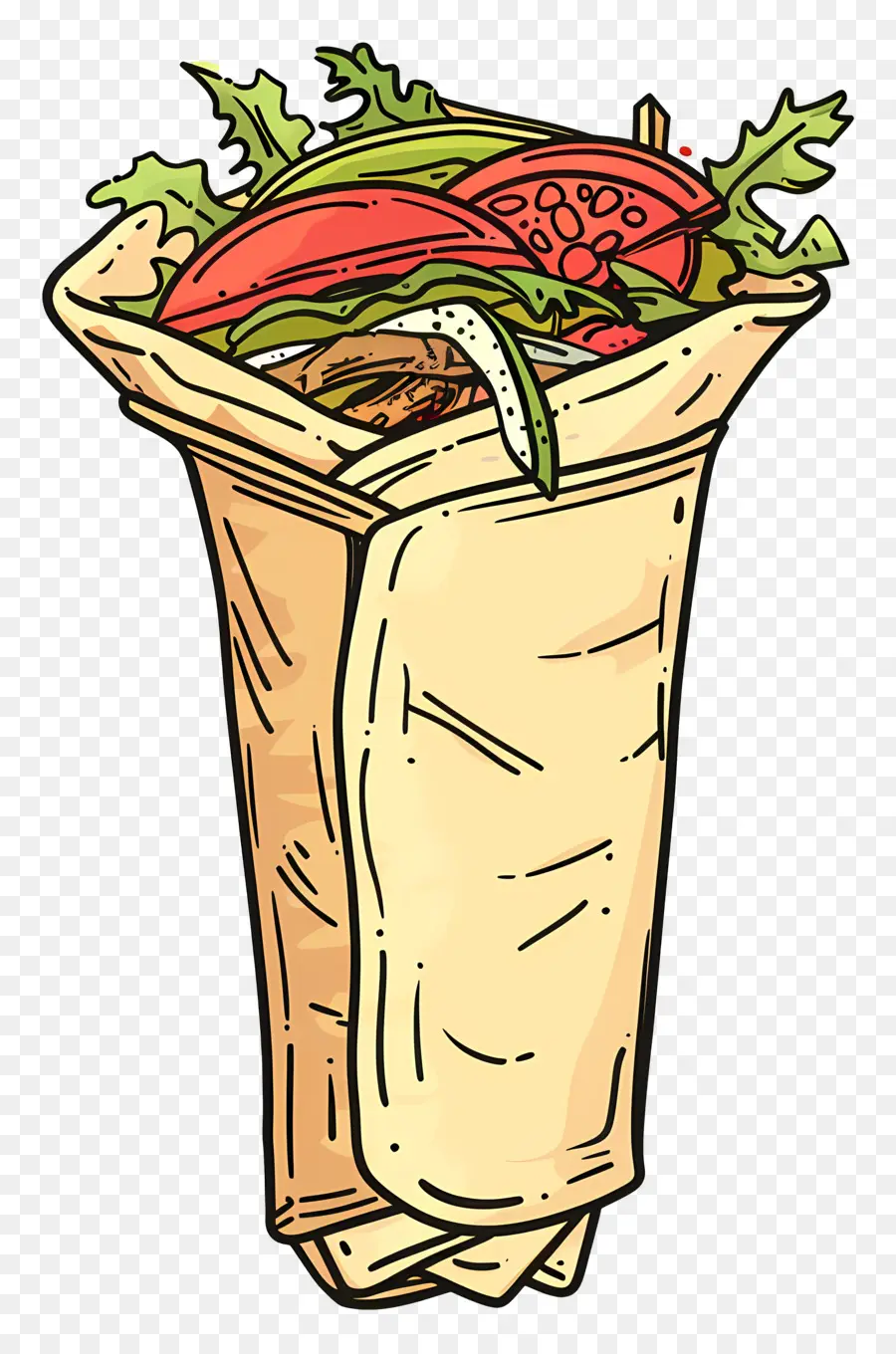 O Shawarma，Sanduíche PNG