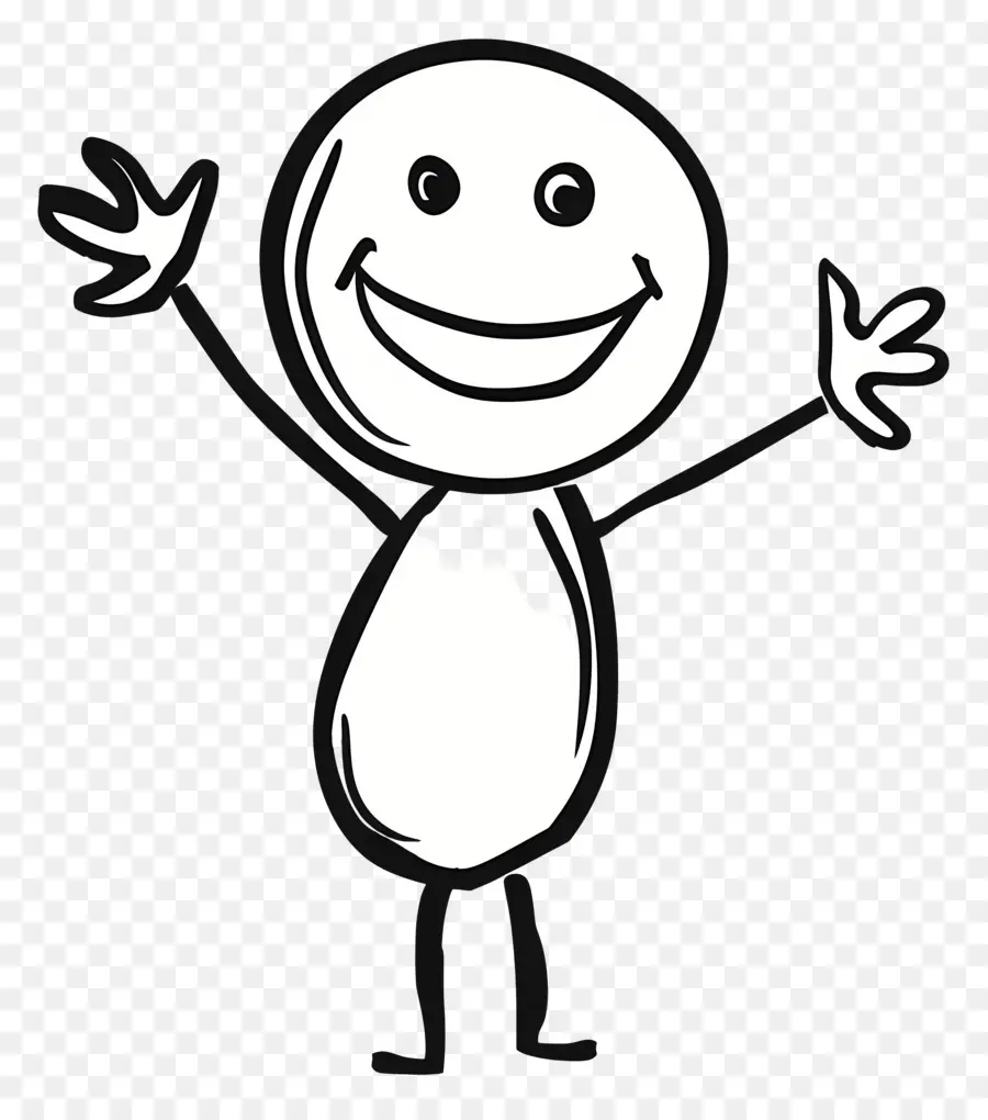 Figura Happy Stick，Stick Figure PNG