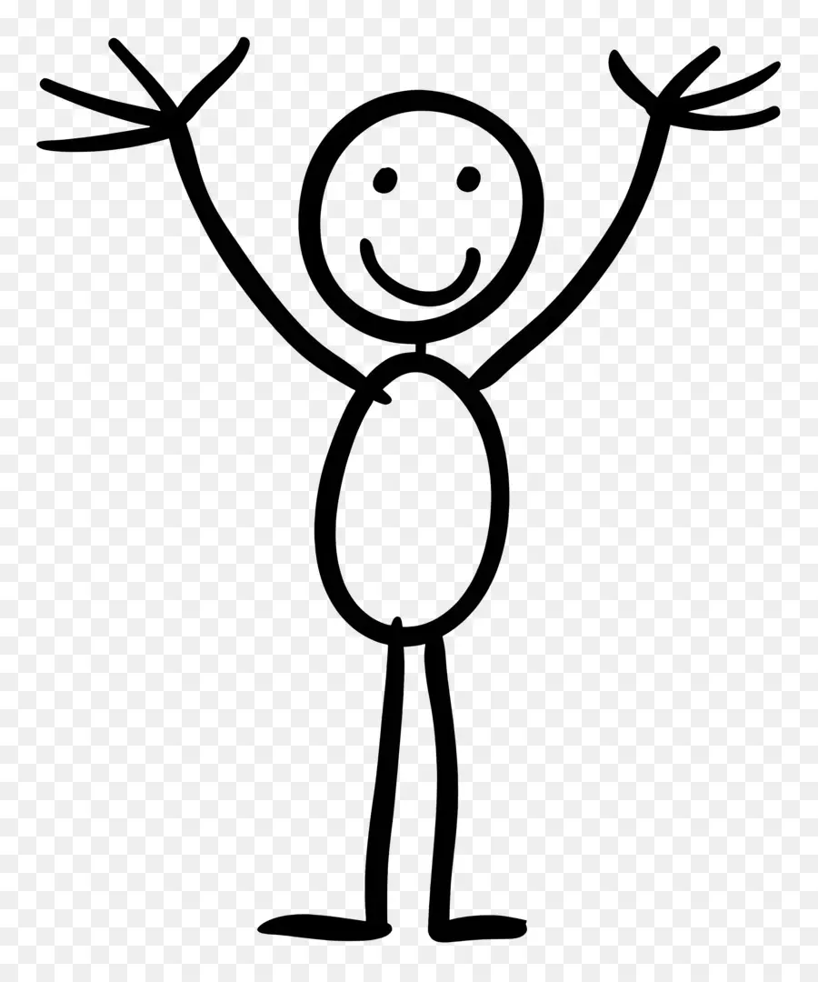 Figura Happy Stick，Stick Figure PNG