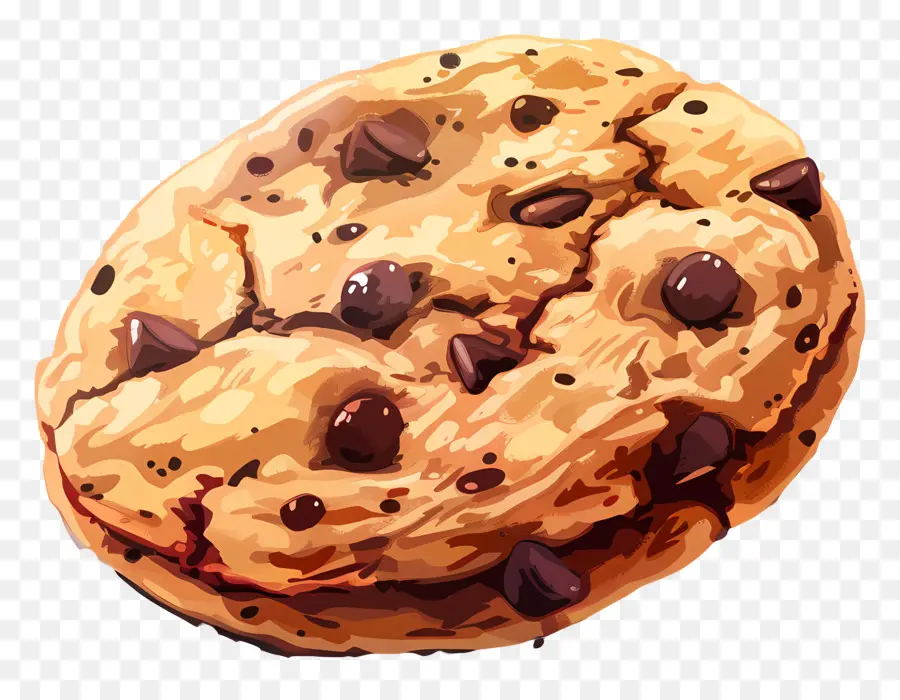 Cookie，Chocolate Chip Cookie PNG