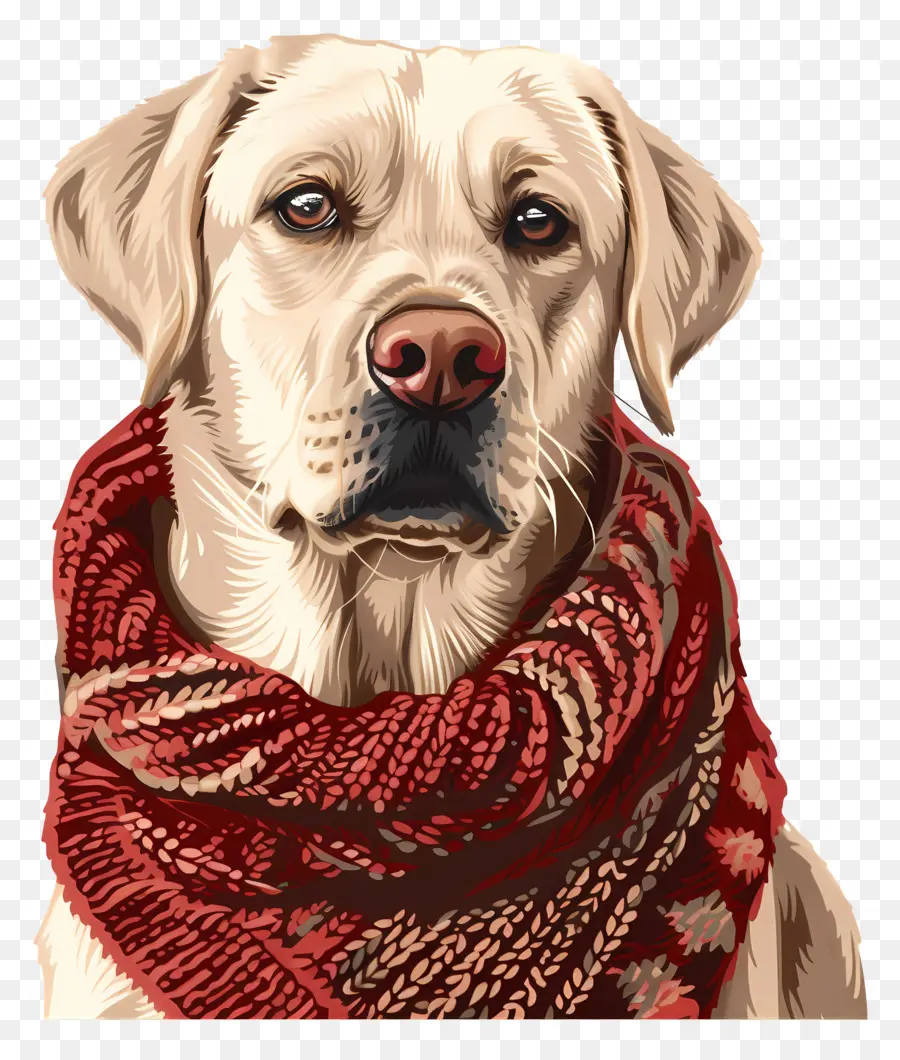 Labrador No Suéter，Cachorro PNG