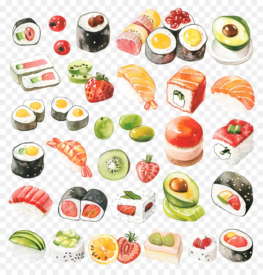 Alimentos，Sushi PNG