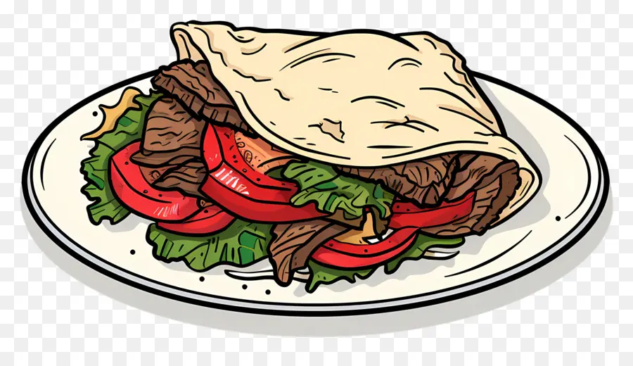 O Shawarma，Beef PNG