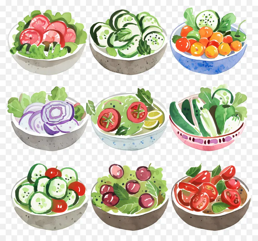 Saladas，Frutas PNG