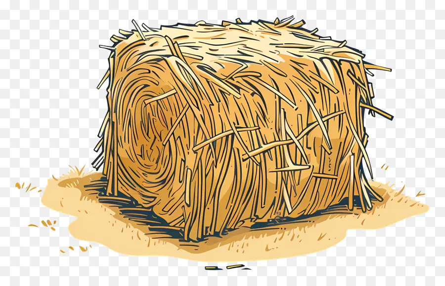 Hay Bale，Cartoon PNG