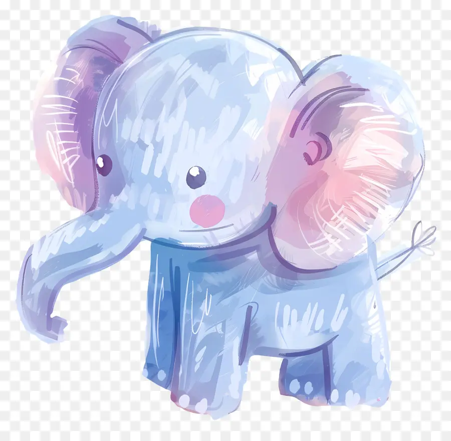 Elefante，Elefante Azul PNG