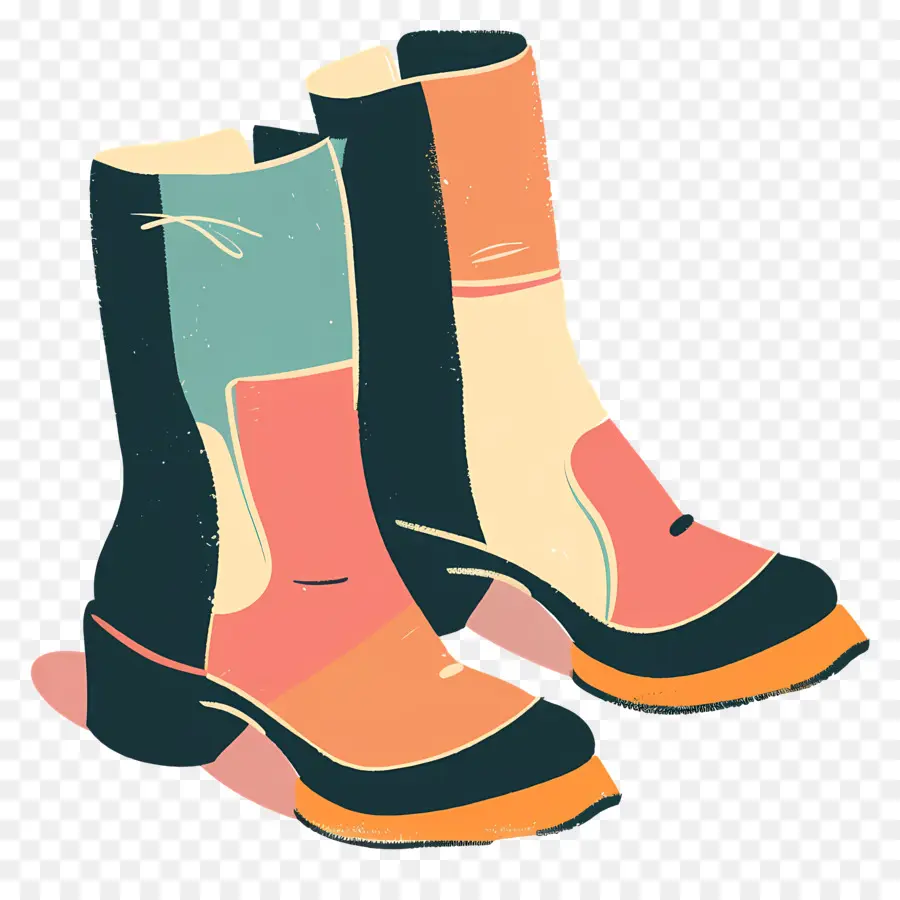 Botas De Moda，Botas De Chuva PNG