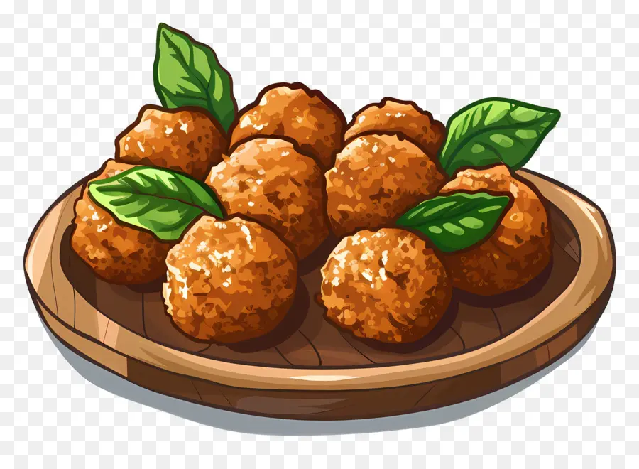 Falafel，Almôndegas PNG