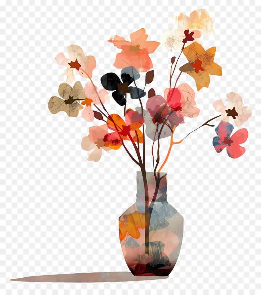 Flores Em Um Vaso，Flores PNG