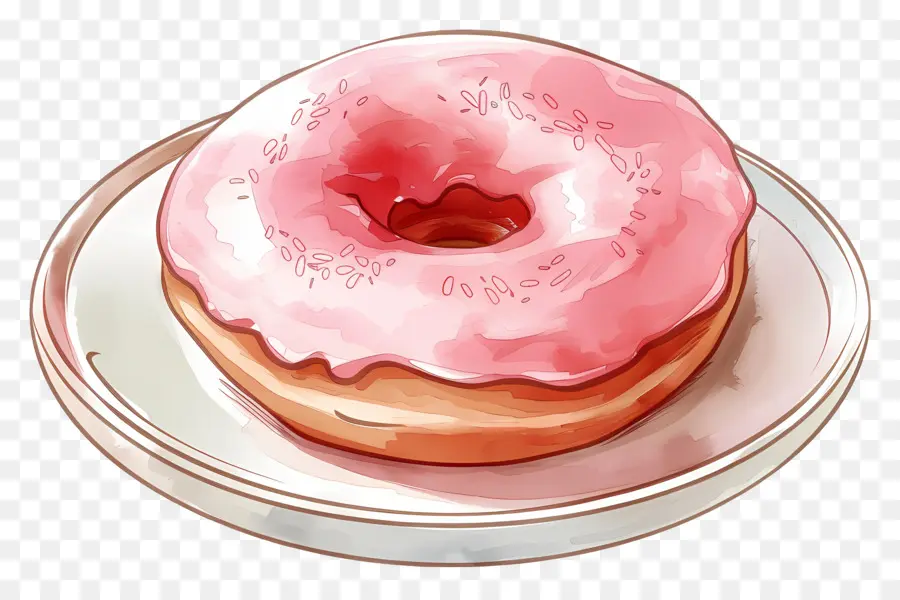 Donut，Donut Rosa PNG