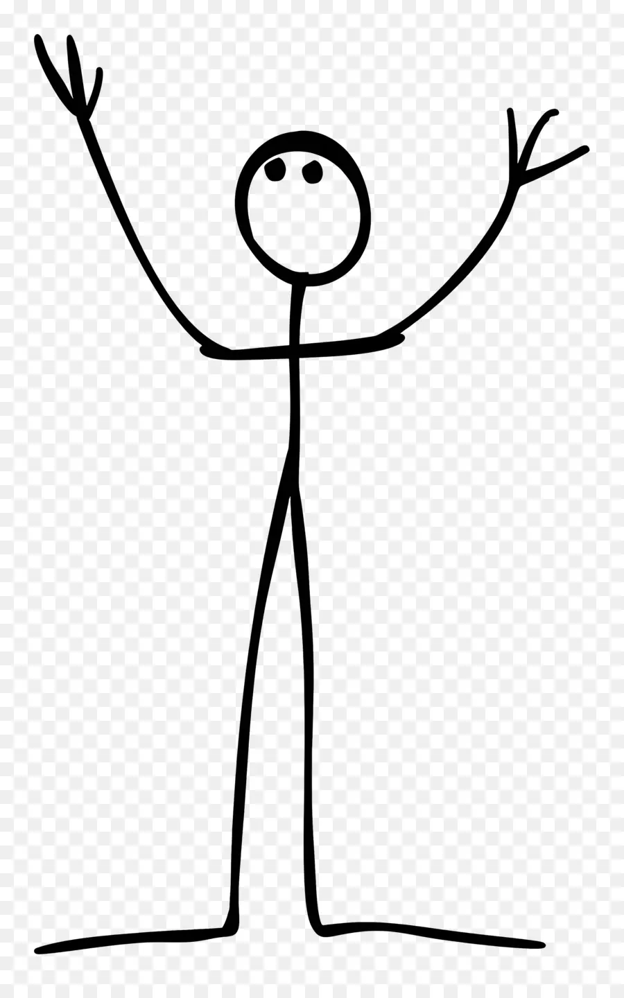 Stick Figure，Simples Desenho PNG