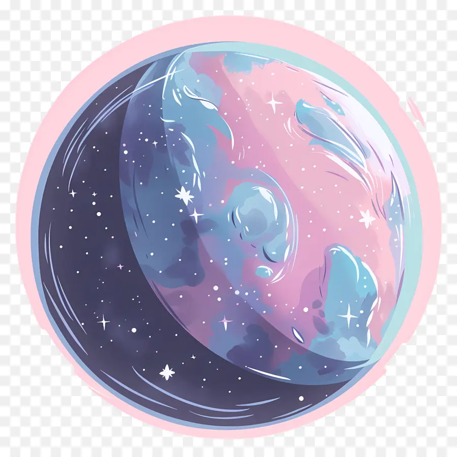 Planeta，Planeta Pastel PNG