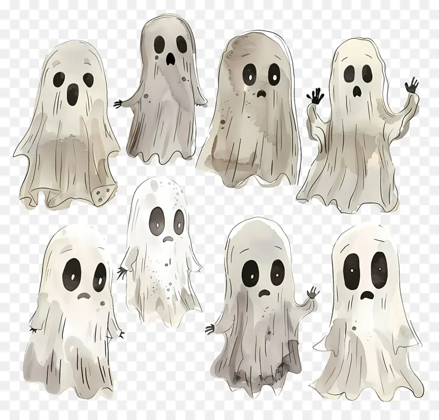 Fantasmas，Assustador PNG