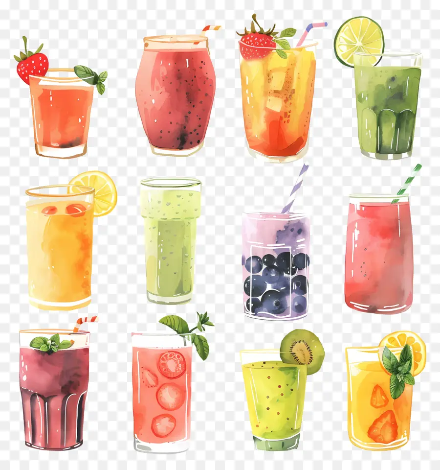 Smoothies，Suco De Frutas PNG