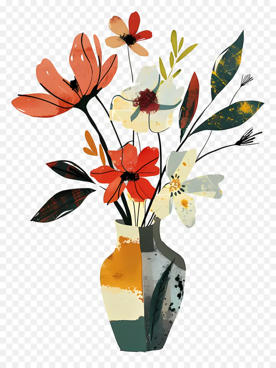 Flores Em Um Vaso，Flores Em Um Vaso PNG