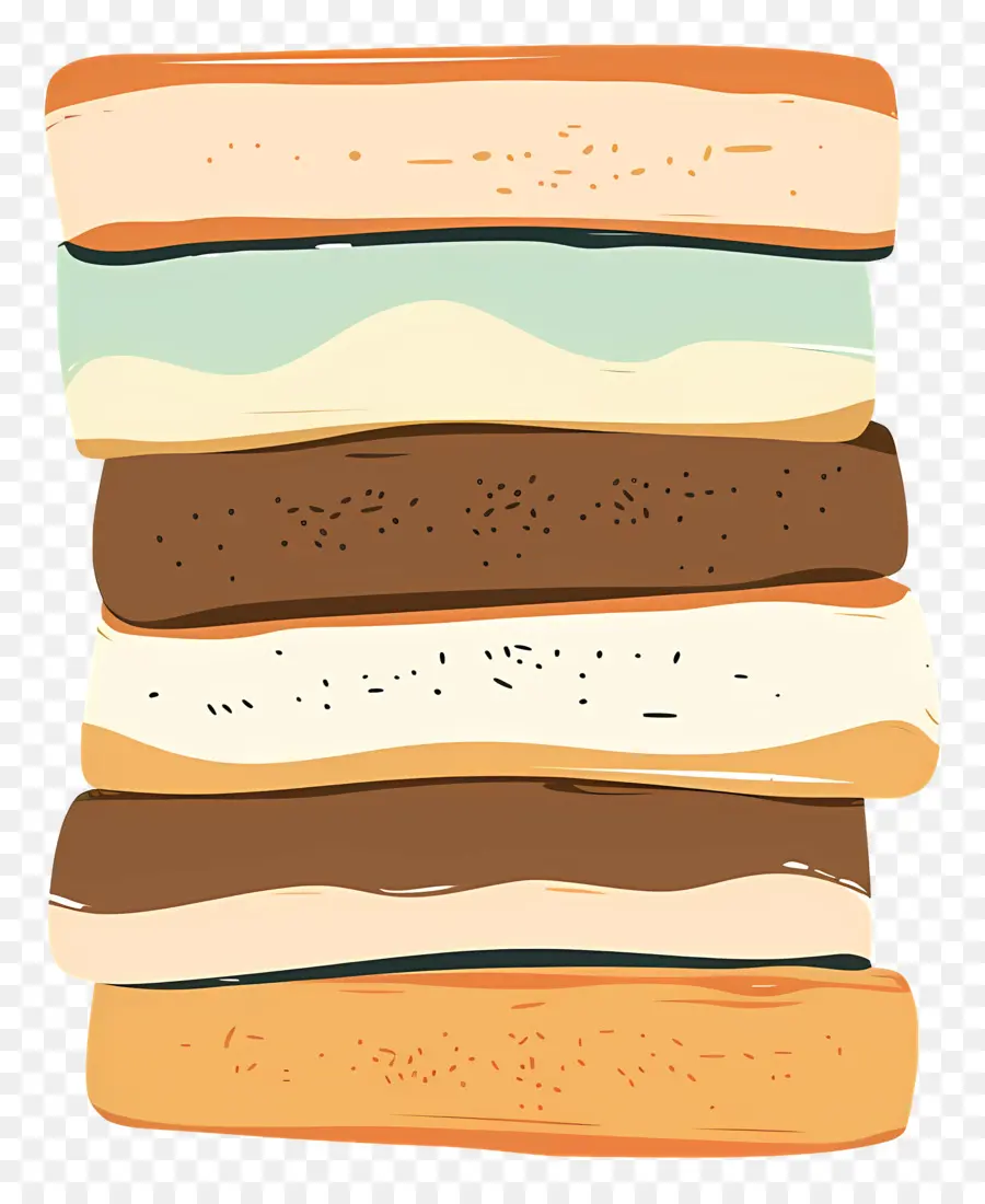 Halva，Sanduíches De Sorvete PNG