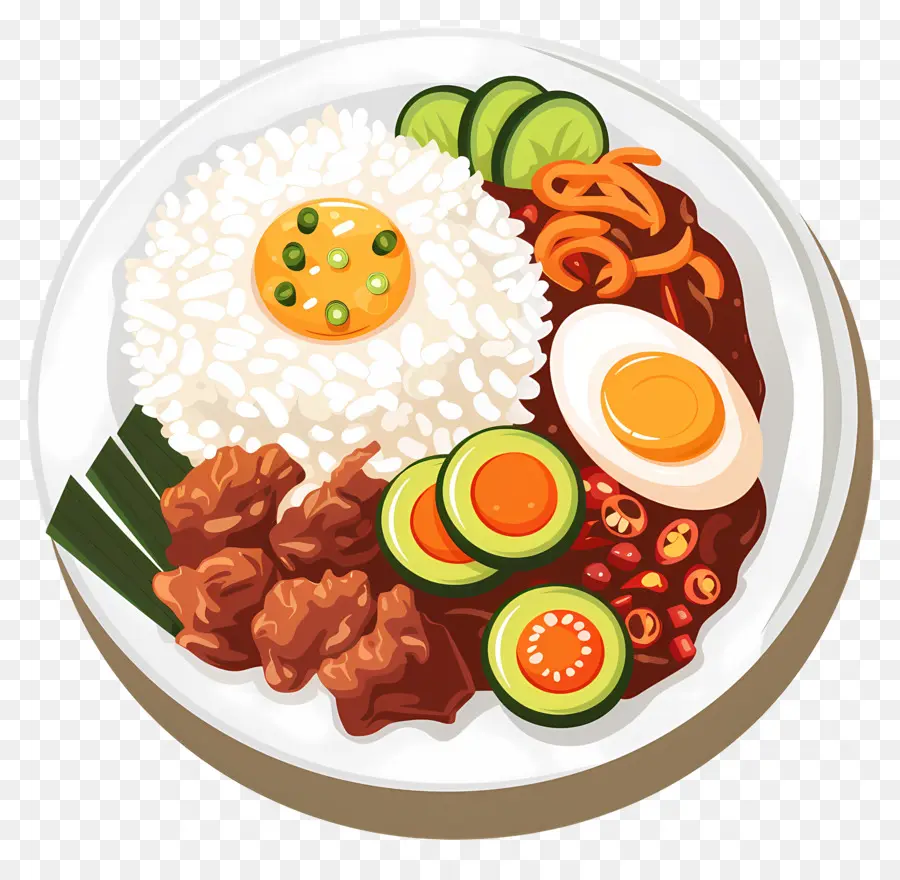 Nasi Lemak，Frango Frito PNG