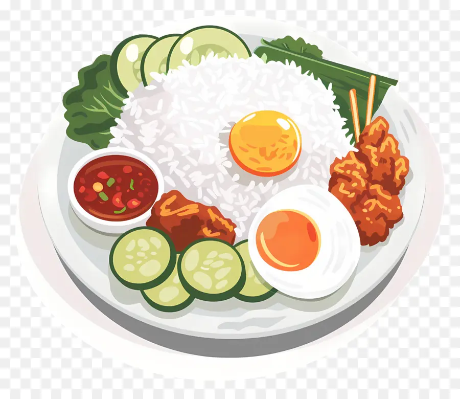 Nasi Lemak，Arroz PNG